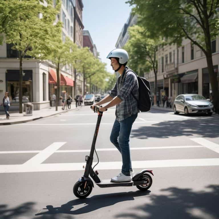 Electric Scooters in city