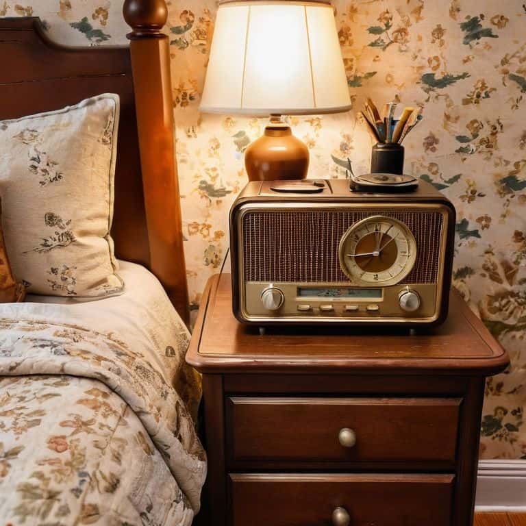 Vintage Clock Radio device