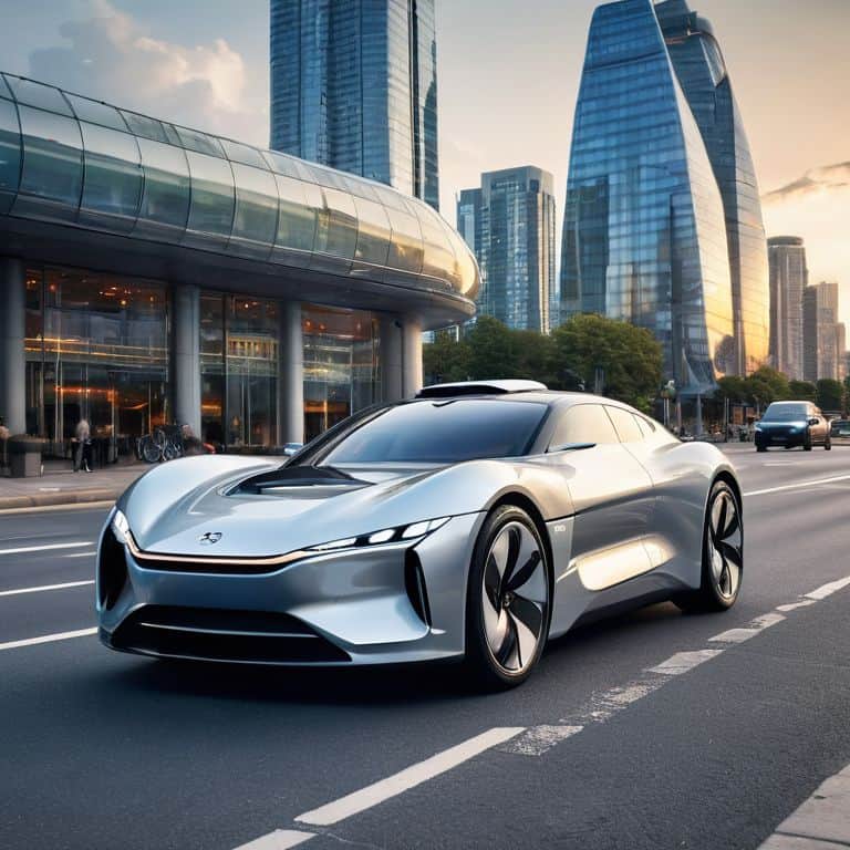 Future of electric vehicles concept