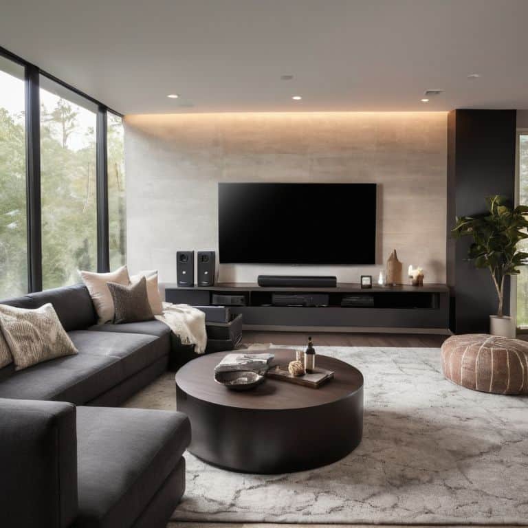 Home entertainment system setup