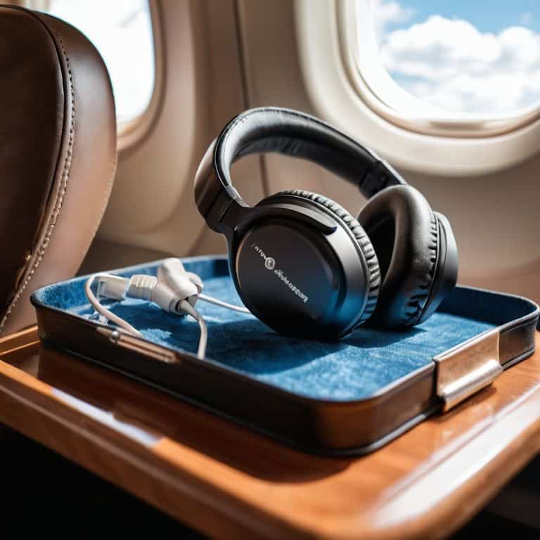 Noise-cancelling headphones for travel
