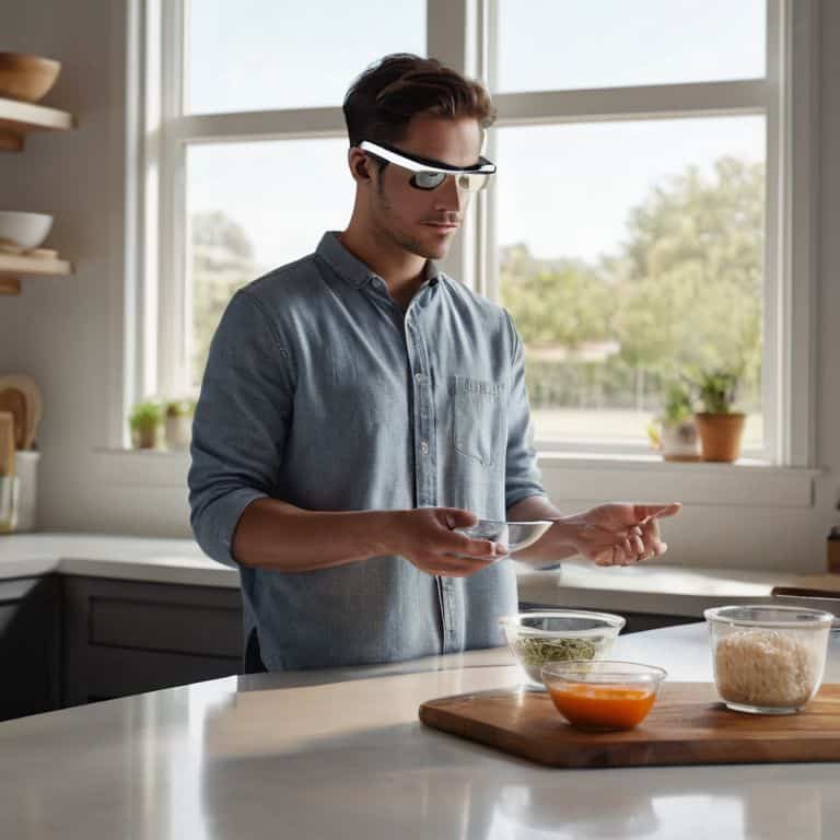 Smart glasses augmented reality display