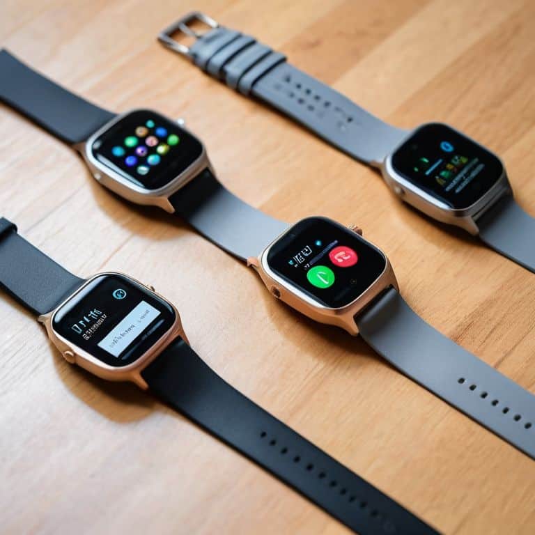 Smartwatch comparison chart
