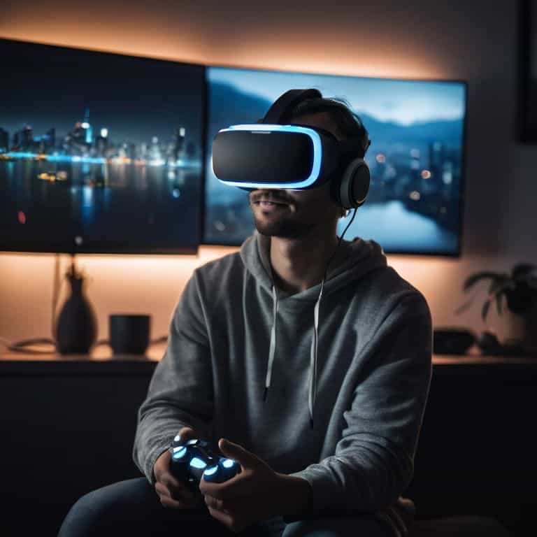 Virtual reality guide illustration
