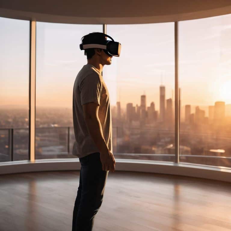Virtual reality technology concept