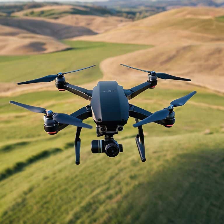Camera Drones in Flight