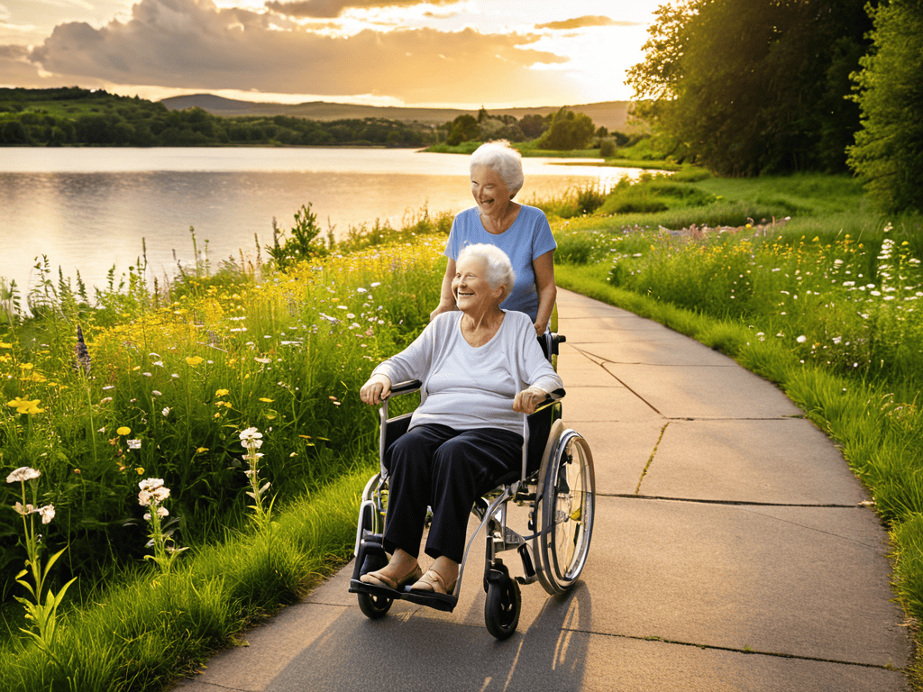 Embracing the Journey Together outdoors