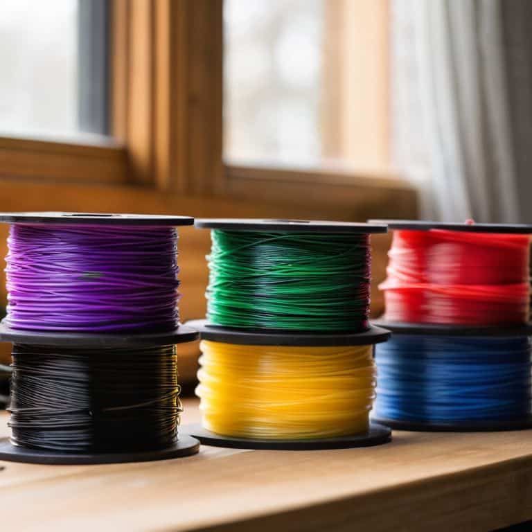 3D printer filaments comparison
