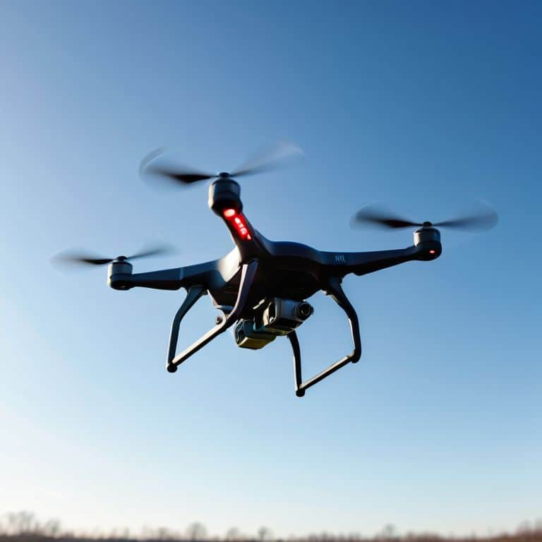 Drone flight mechanics in action