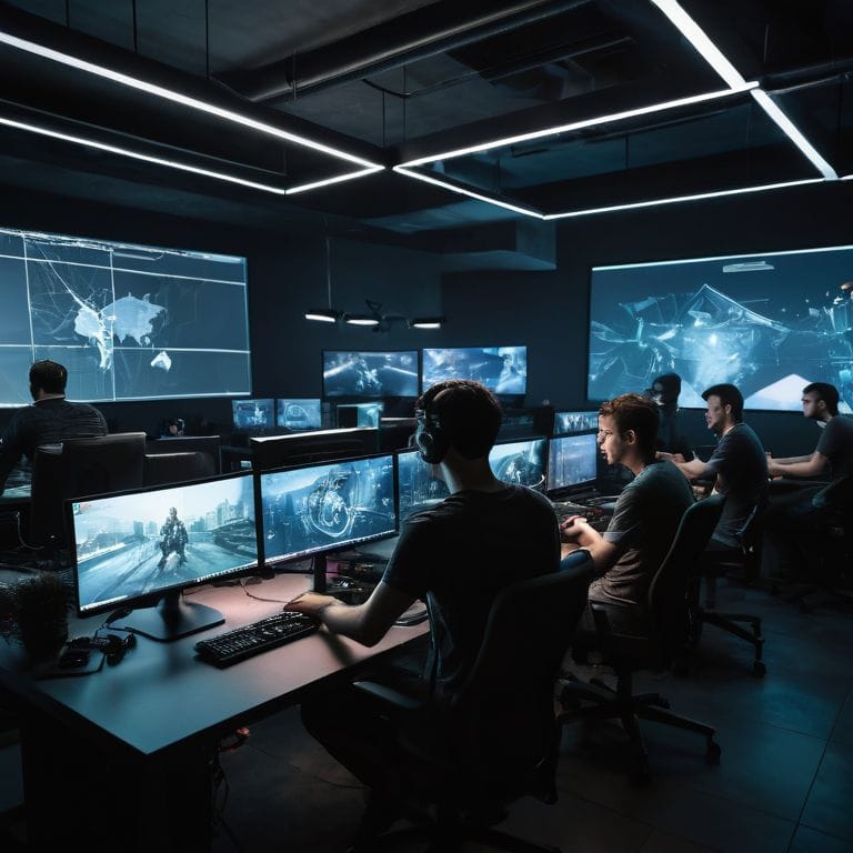 Ai in Game Development concept