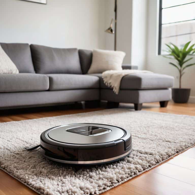 AI-powered robotic vacuums in action