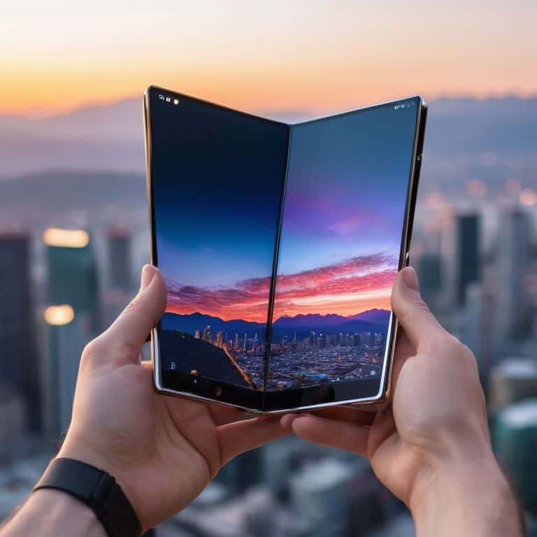 Foldable smartphones with flexible screens