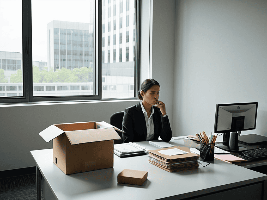 Resignation Guilt concept image