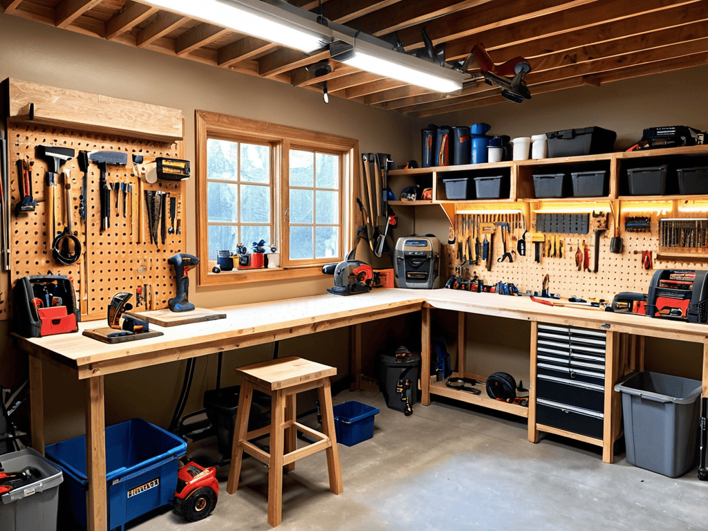 Garage workshop lighting tips