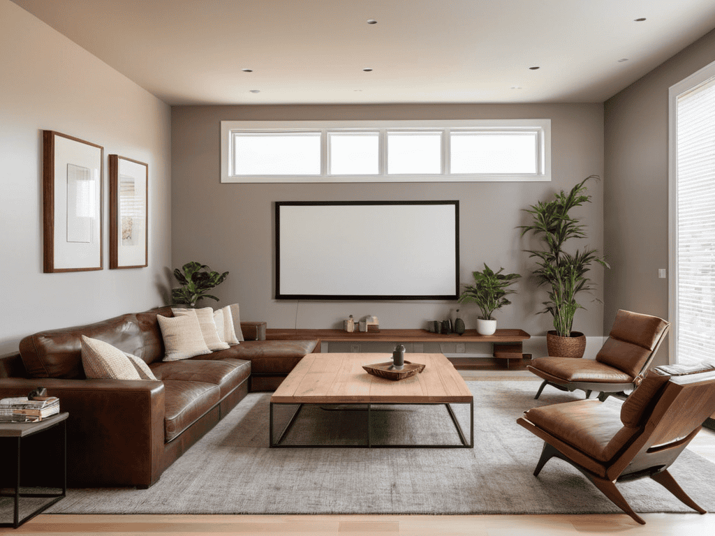 DIY Home Theater Screen Installation