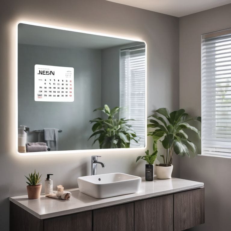 Smart mirror software display