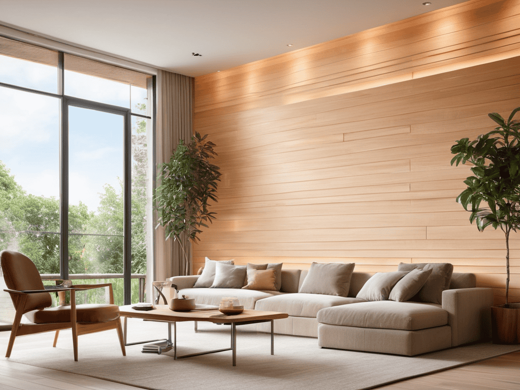 Translucent Wood Panels in modern architecture