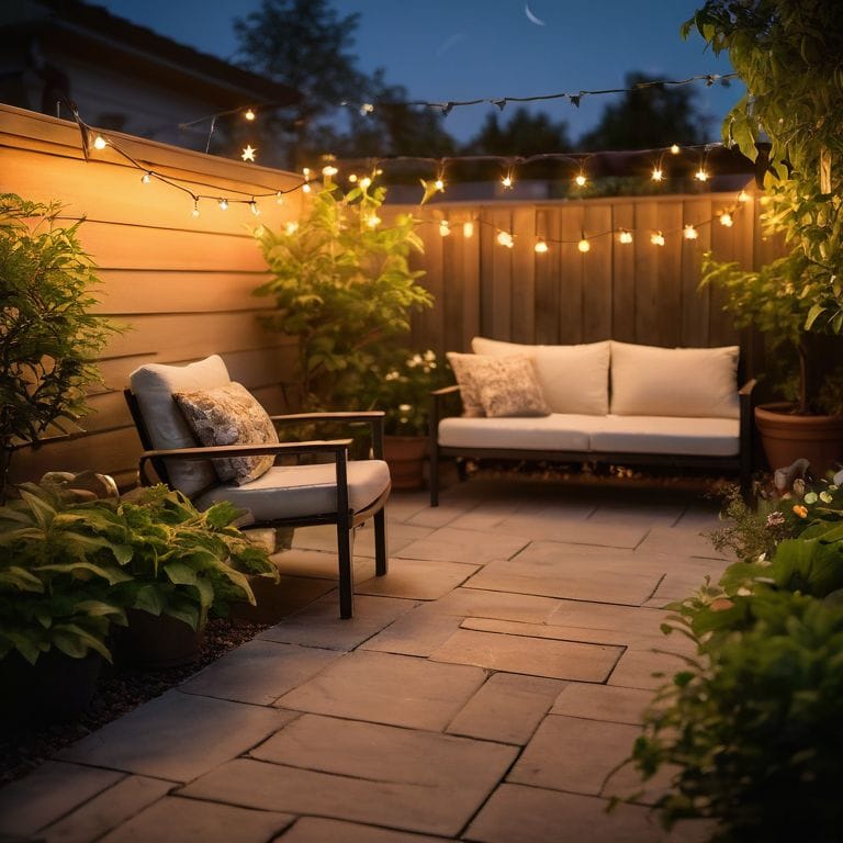 Reviving Patio Charm with Solar Lights