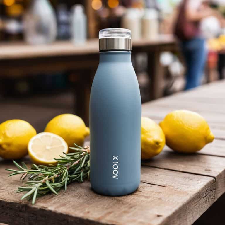 Reusable water bottles with purifiers