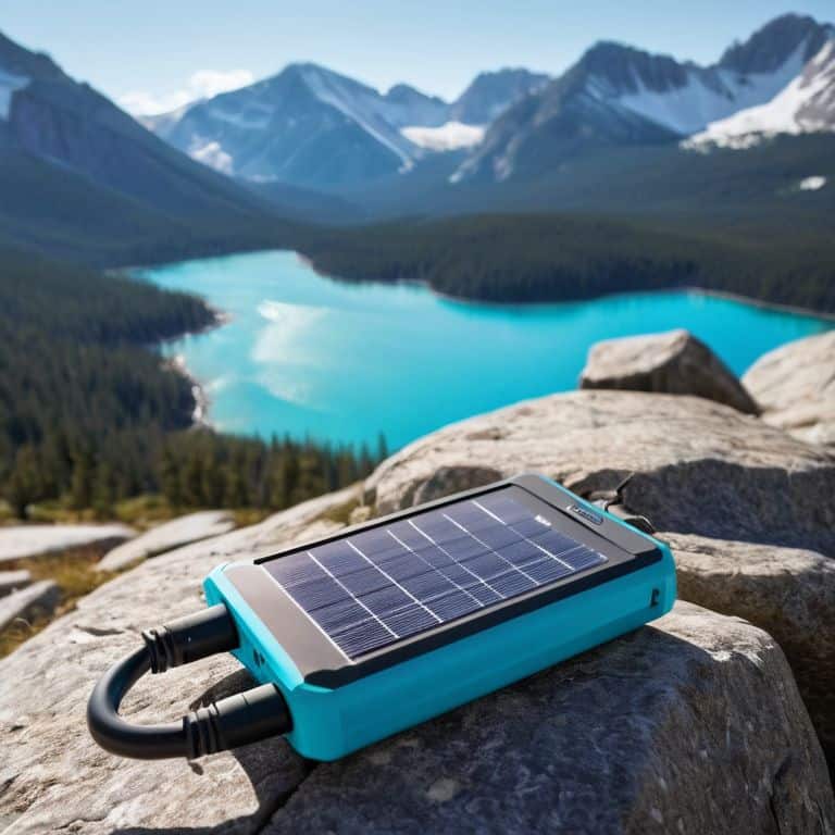 Solar-powered chargers for outdoor use