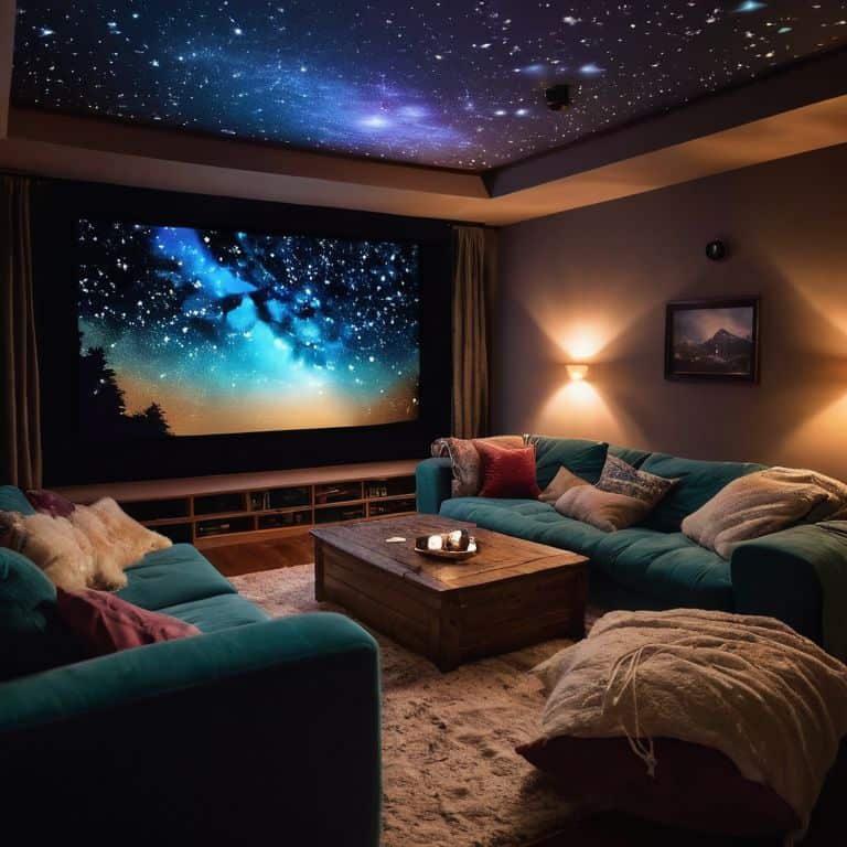 Cosmic home theater setup