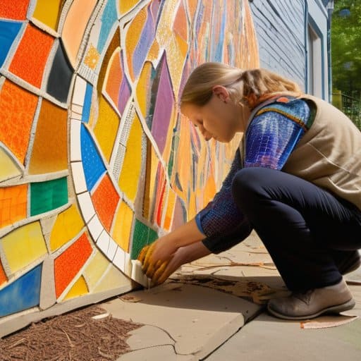 Portrait illustrating artistic expression as tikkun olam