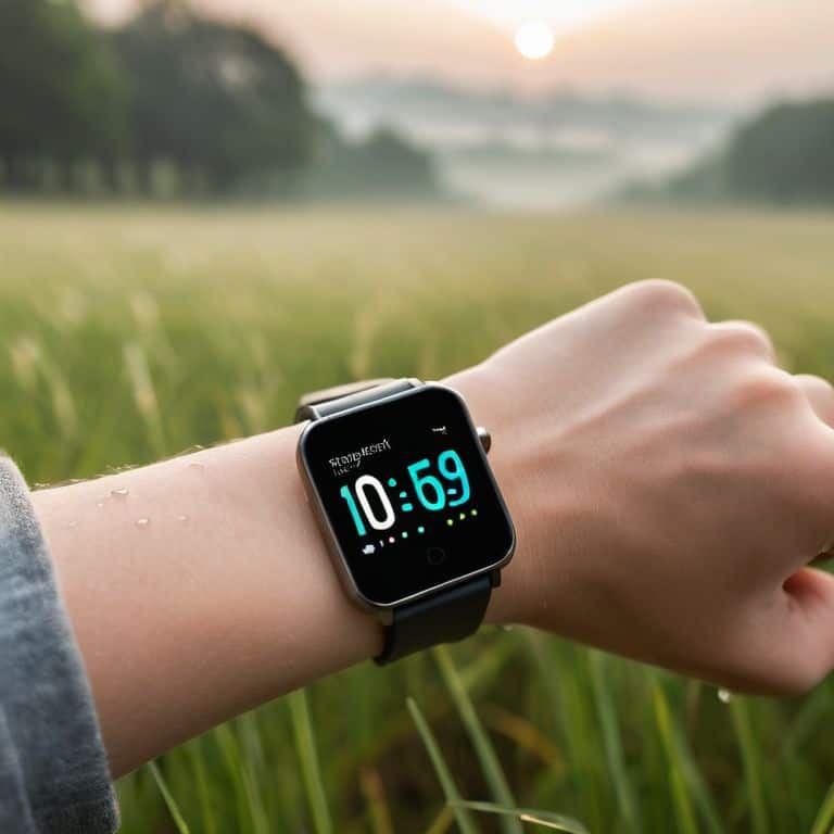 Smartwatch fitness tracking device