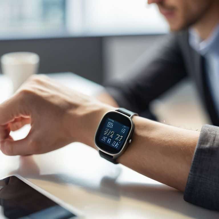 Smartwatch productivity features in action