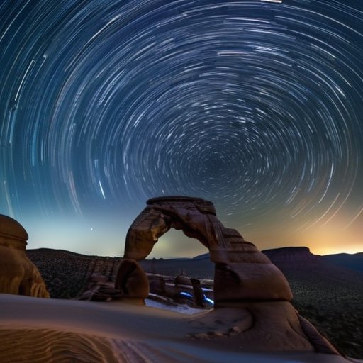Star Trails long exposure circular motion guide