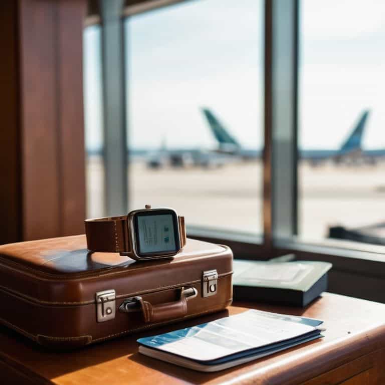 Travel-friendly smartwatch features displayed