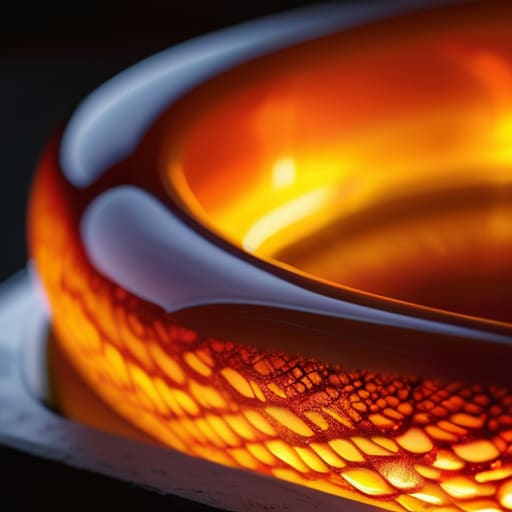 Fused Glass Annealing Kinetics cooling process.