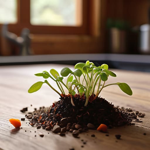 Nurturing Life Through Microbial Breakdown of Kitchen Waste