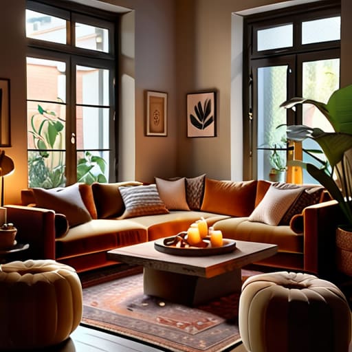 How to make a small flat feel social.