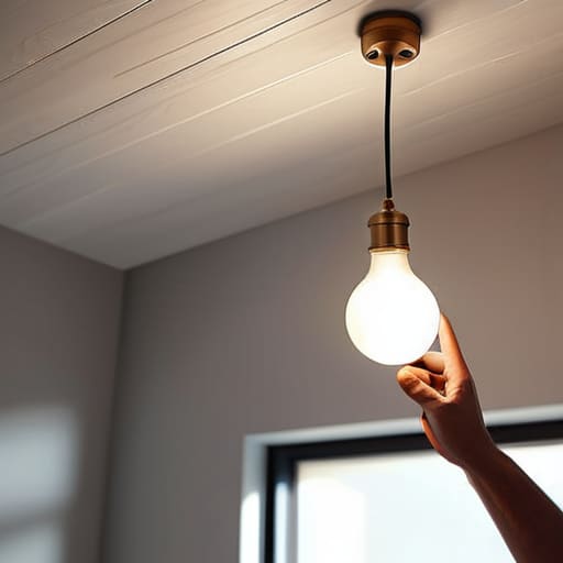 Guide to replacing a light fitting safely.